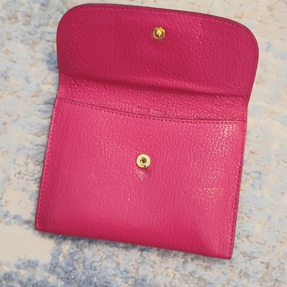 Miu miu leather card wallet - Picture 2 of 6